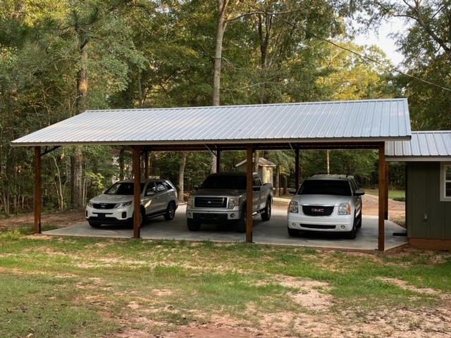 Pole Barn with Metal Roofing Built by Dan Maddox